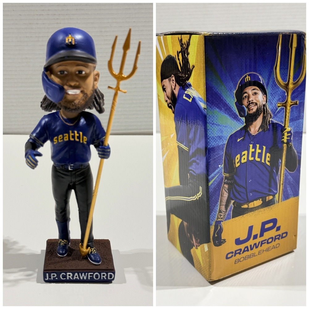 Seattle Mariners 2024 J.P. Crawford City Connect Bobblehead Stadium Giveaway